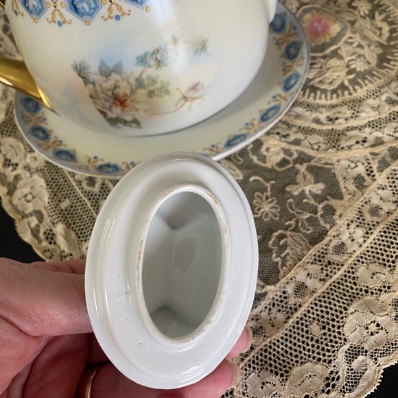 HTF Royal Rudolstadt Prussia small teapot and gray - Picture 6 of 10